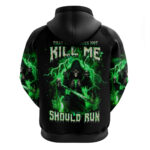 Reaper Skull Hoodie That Which Does Not Kill Me Should Run DT01