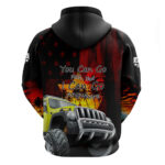 Red Jeep Hoodie You Can Go Fast But I Can Go Anywhere