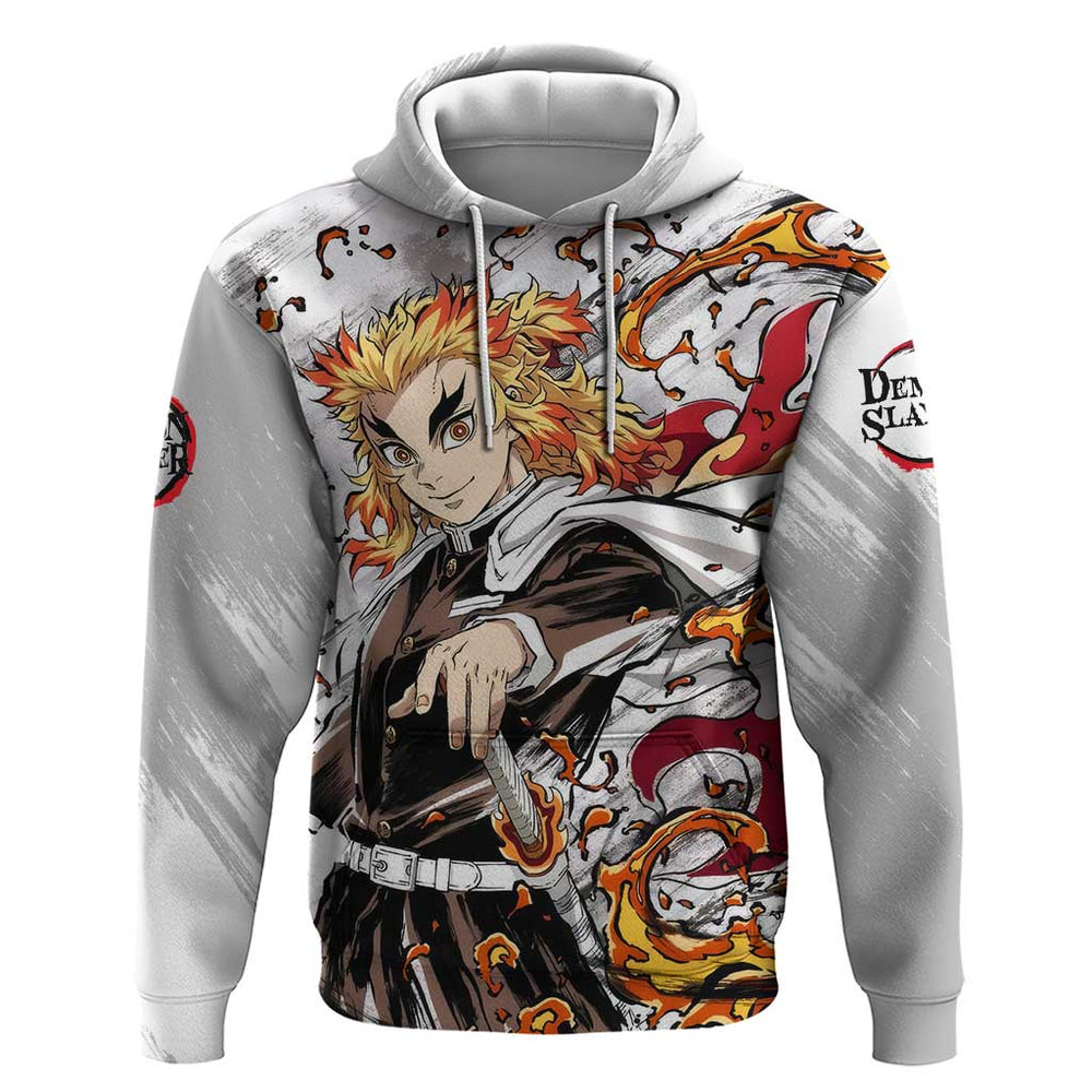 Rengoku Kyojuro - Demon Slayer Hoodie Anime Style Rengoku Kyojuro - Demon Slayer Hoodie Anime Style