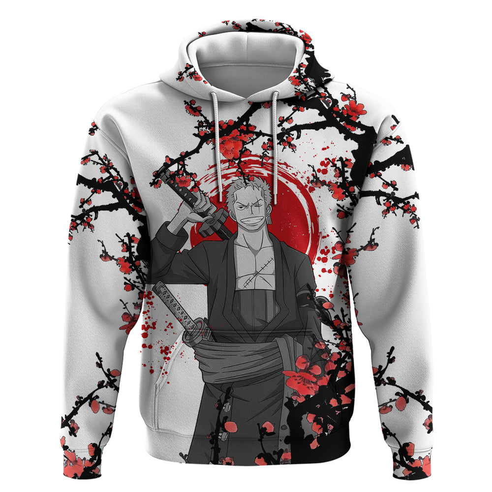 Roronoa Zoro Anime One Piece Japan Style Hoodie Roronoa Zoro Anime One Piece Japan Style Hoodie