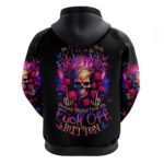 Rose Skull Hoodie No Matter How Much I Try To Be Fucking Nice DT01