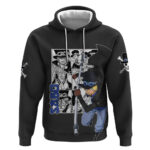 Sabo - One Piece Hoodie Anime Mix Manga Style