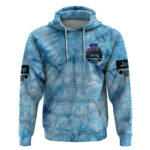 Blue Jeep Tie Dye Hoodie Always Take The Scenic Route