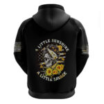 A Little Sunshine A Little Savage Skull Hoodie