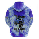 Blue Jeep Tie Dye Hoodie Im A Flip Flops Jeep And Ocean Kinda Girl