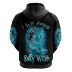 Salty Witch Mermaid Halloween Hoodie