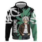Sanemi Demon Slayer Hoodie Graffiti Street Anime Design