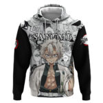 Sanemi Shinazugawa Hoodie Demon Slayer Anime Style