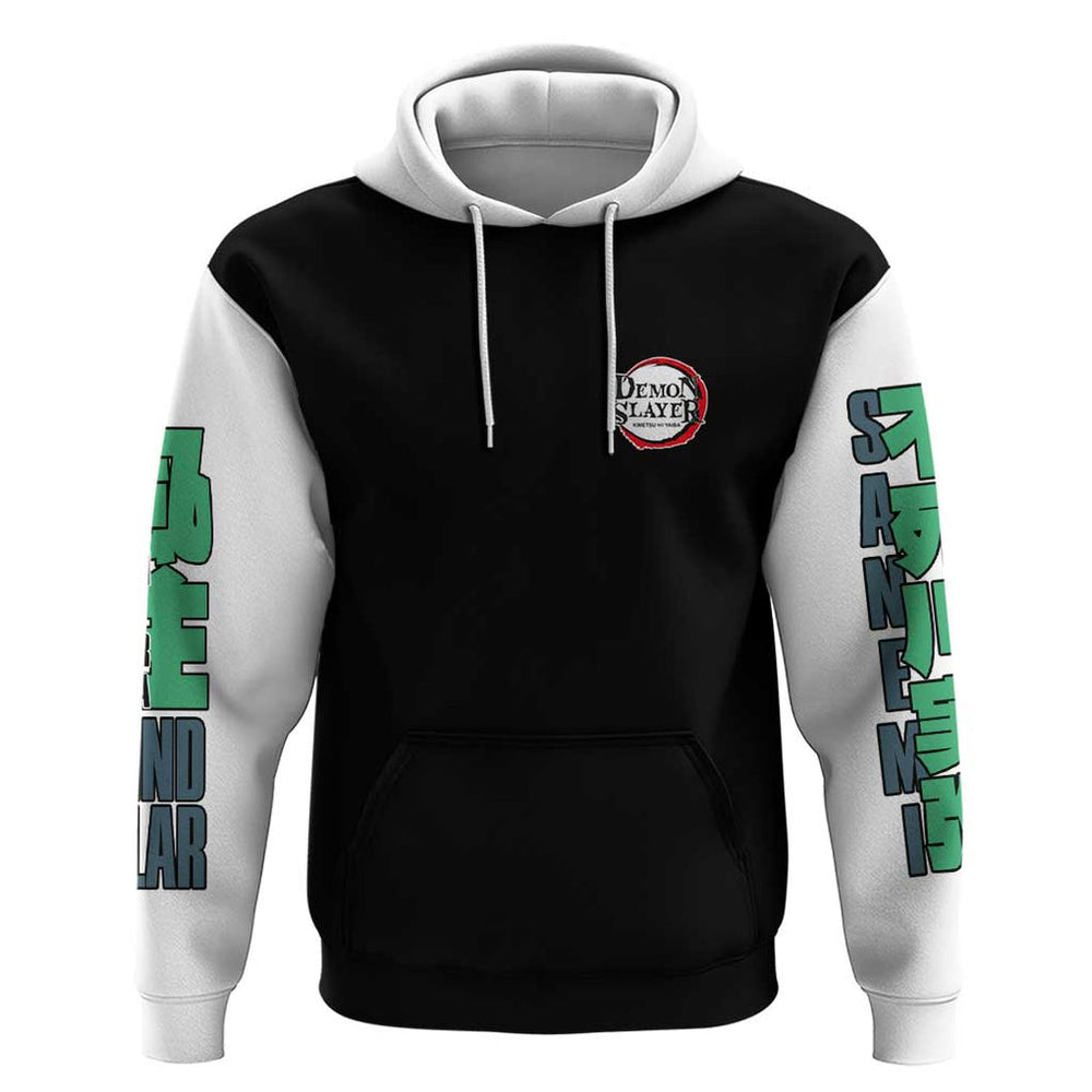 Sanemi Shinazugawa V2 Demon Slayer Hoodie Anime Style Sanemi Shinazugawa V2 Demon Slayer Hoodie Anime Style