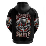Satan Skull Hoodie Become The Monster And Show Your True Smile DT01