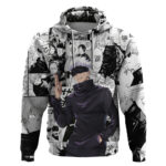 Satoru Gojo - Jujutsu Kaisen Hoodie Mix Manga Shirts