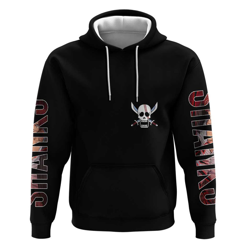 Shanks One Piece Hoodie Anime Style Shanks One Piece Hoodie Anime Style