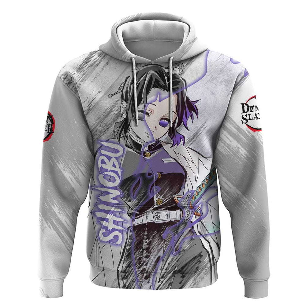 Shinobu Kochou - Semon Slayer Hoodie Anime Style Shinobu Kochou - Semon Slayer Hoodie Anime Style