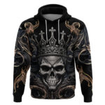 Skull Fantasy Hoodie Who Needs Inner Demons When You Are The Demon