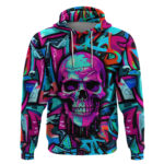 Skull Grafity Hoodie You Are Never Too Young To Dream Big