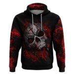 Skull Hoodie Bloody Skull Scream DT01