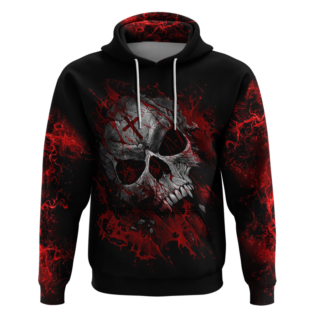 Skull Hoodie Bloody Skull Scream DT01 Skull Hoodie Bloody Skull Scream DT01