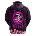 Skull Hoodie Don't Cry Say Fuck You And Smile
