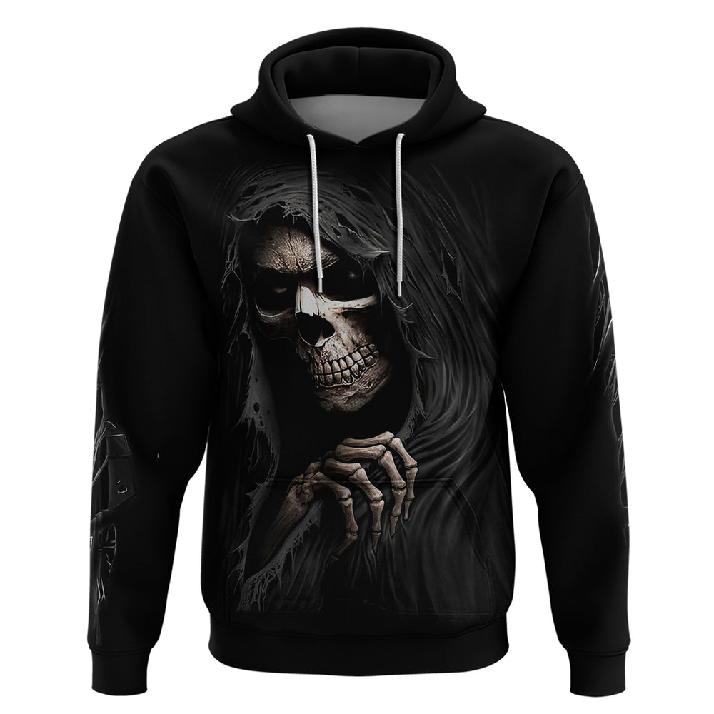 Skull Hoodie Evil Skeleton Look Inside DT01 Skull Hoodie Evil Skeleton Look Inside DT01