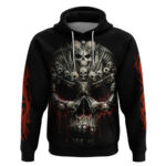 Skull Hoodie Head Skeleton Cross Skull DT01