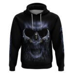 Skull Hoodie Purple Death Reaper DT01