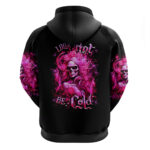 Skull Lady Hoodie Look Hot Be Cold DT01