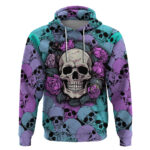 Skull Pattern Hoodie Your Are Not Hard To Love