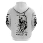 Skull Reaper Hoodie I Can't Go To Hell Devil Restrainning Order Against Me DT01