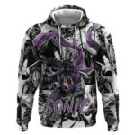 Sonic - One Punch Man Hoodie Anime Mix Manga Style