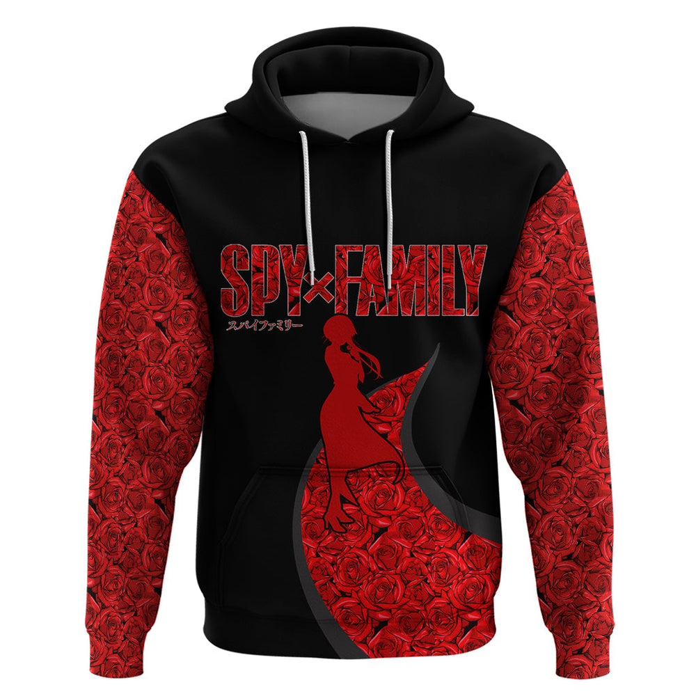 SpyxFamily Hoodie Thorn Princess Red Roses SpyxFamily Hoodie Thorn Princess Red Roses