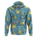 Squirtle Clothes Pattern Style Hoodie