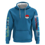 Squirtle Poke Hoodie Anime Style
