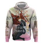 Stark Frieren Beyond Journey s End Hoodie Dynamic Anime Warrior Style
