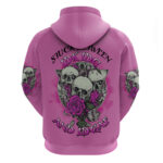 Stuck Between Idk Idc And IDGAF Pink Hoodie