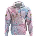 Sylveon Hoodie Magical Pastel Heart Ribbon Art