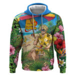 Taishiro Toyomitsu Summer Chill Hoodie Tropical Anime Picnic Scene
