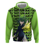 Tatsumaki - One Punch Man Hoodie Anime Text Pattern Style