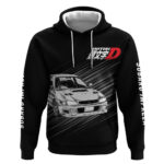 Bunta Fujiwara Impreza Initial D Hoodie Manga Mix Anime Style