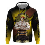 Thorkell Viking Berserker Hoodie Viking Manga Illustration Style