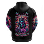 Thunder Skull Hoodie Bitch I'm Not A Princess I'm The Fucking Queen DT01
