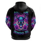 Thunder Skull Hoodie Love Me Like My Demons Do DT01