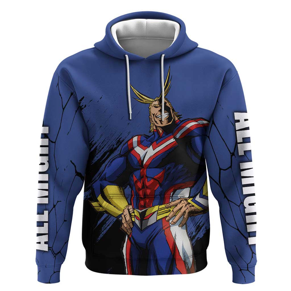 All Might - My Hero Academia Hoodie Anime Style All Might - My Hero Academia Hoodie Anime Style