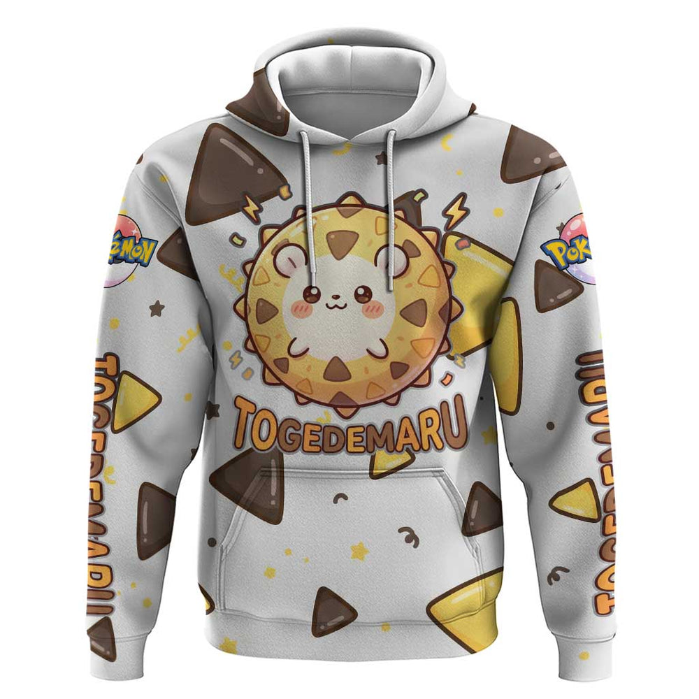 Togedemaru Hoodie Cute Electric Nacho Pop Art Togedemaru Hoodie Cute Electric Nacho Pop Art