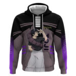 Toji Fushiguro from Jujutsu Kaisen Hoodie with Cursed Energy and Combat Stance Design