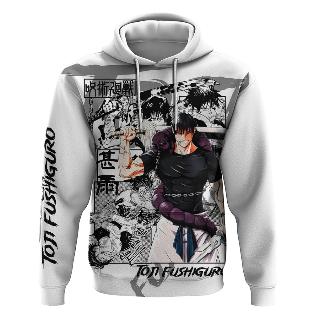 Toji Fushiguro - Jujutsu Kaisen Hoodie Anime Mix Manga Style Toji Fushiguro - Jujutsu Kaisen Hoodie Anime Mix Manga Style
