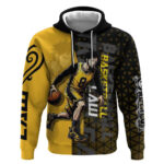 Trafalgar Law One Piece Basketball Theme Yellow and Black Design Hoodie with Heart Pirates Emblem an