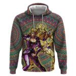 Trippy Giorno Giovanna Golden Wind Jojos Bizarre Adventure Hoodie Trippy Mix Anime Style