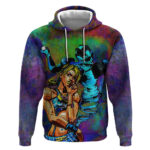 Trippy Jolyne Cujoh Stone Ocean Jojos Bizarre Adventure Hoodie Anime Mix Abstracs Style