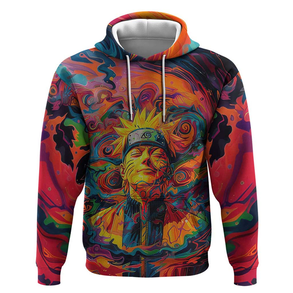 Trippy Naruto Hoodie Anime Mix Trippy Style Trippy Naruto Hoodie Anime Mix Trippy Style