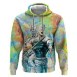 Trippy Polnareff Silver Chariot Jojos Bizarre Adventure Hoodie Trippy Mix Anime Style